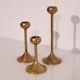 Scandinavian candlesticks trio, 1960s
