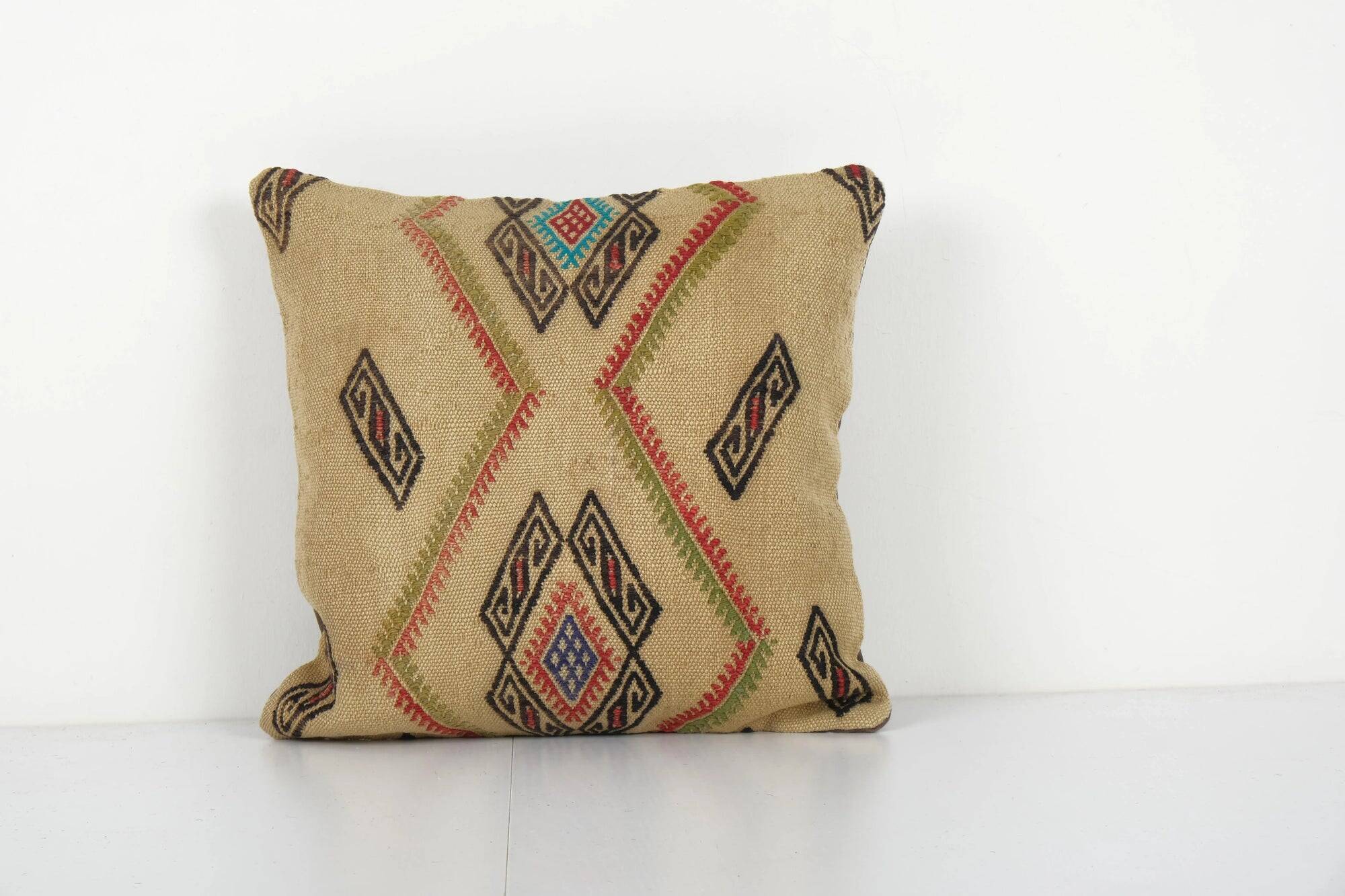 Vintage kilim cushion cover 41x41 cm