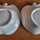 Ensemble de 2 petites coupelles Barbotine forme d'Orange