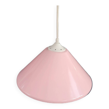 Suspension conique en métal rose