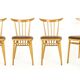 Ensemble de 4 chaises de salle à manger de la marque Tatra, Tchécoslovaquie, années 1960