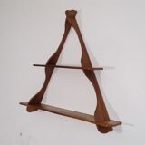 Vintage Scandinavian teak floor 1960