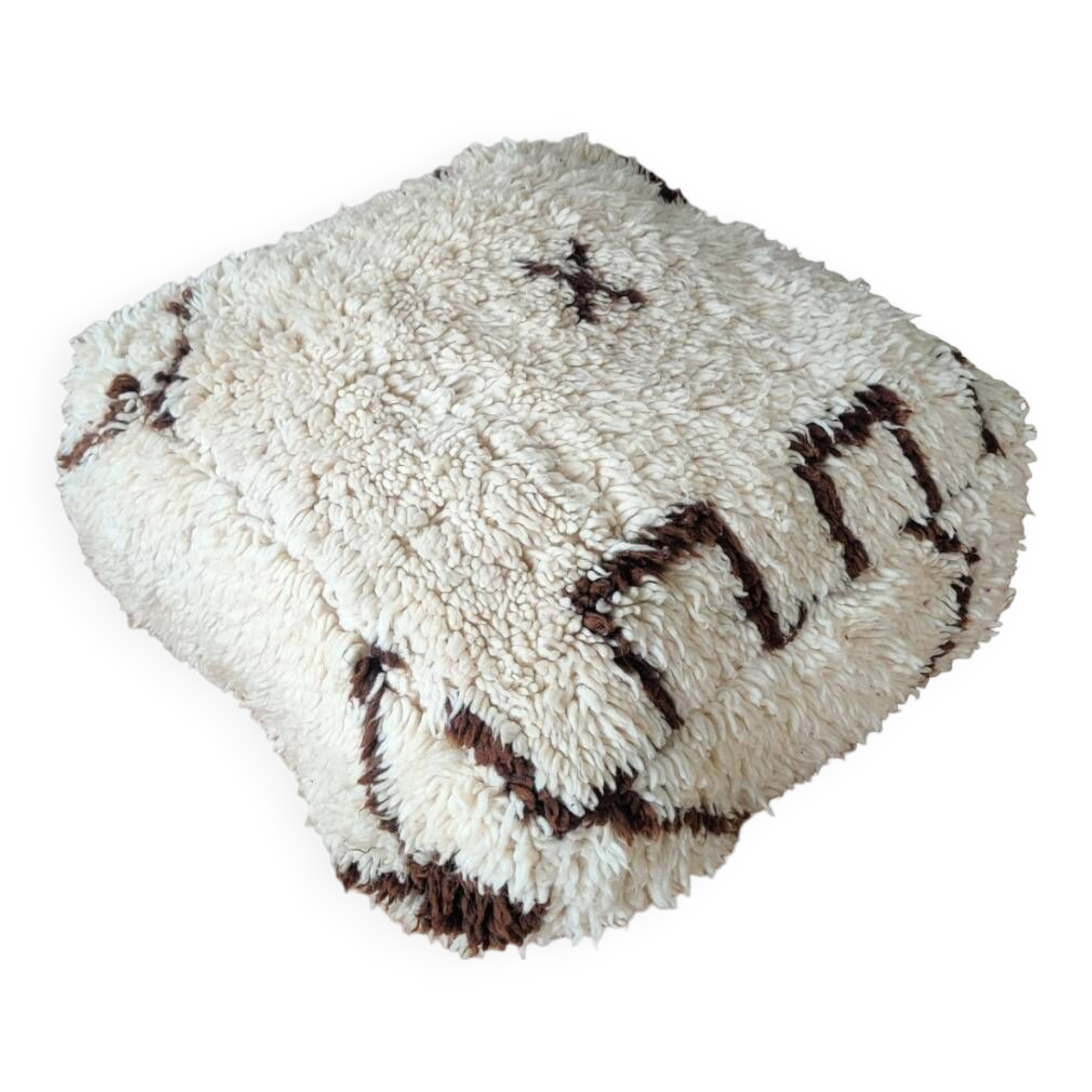 Ethnic Berber Beni Ouarain pouf