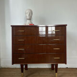 Commode vintage 4 tiroirs années 60