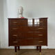 Commode vintage 4 tiroirs années 60
