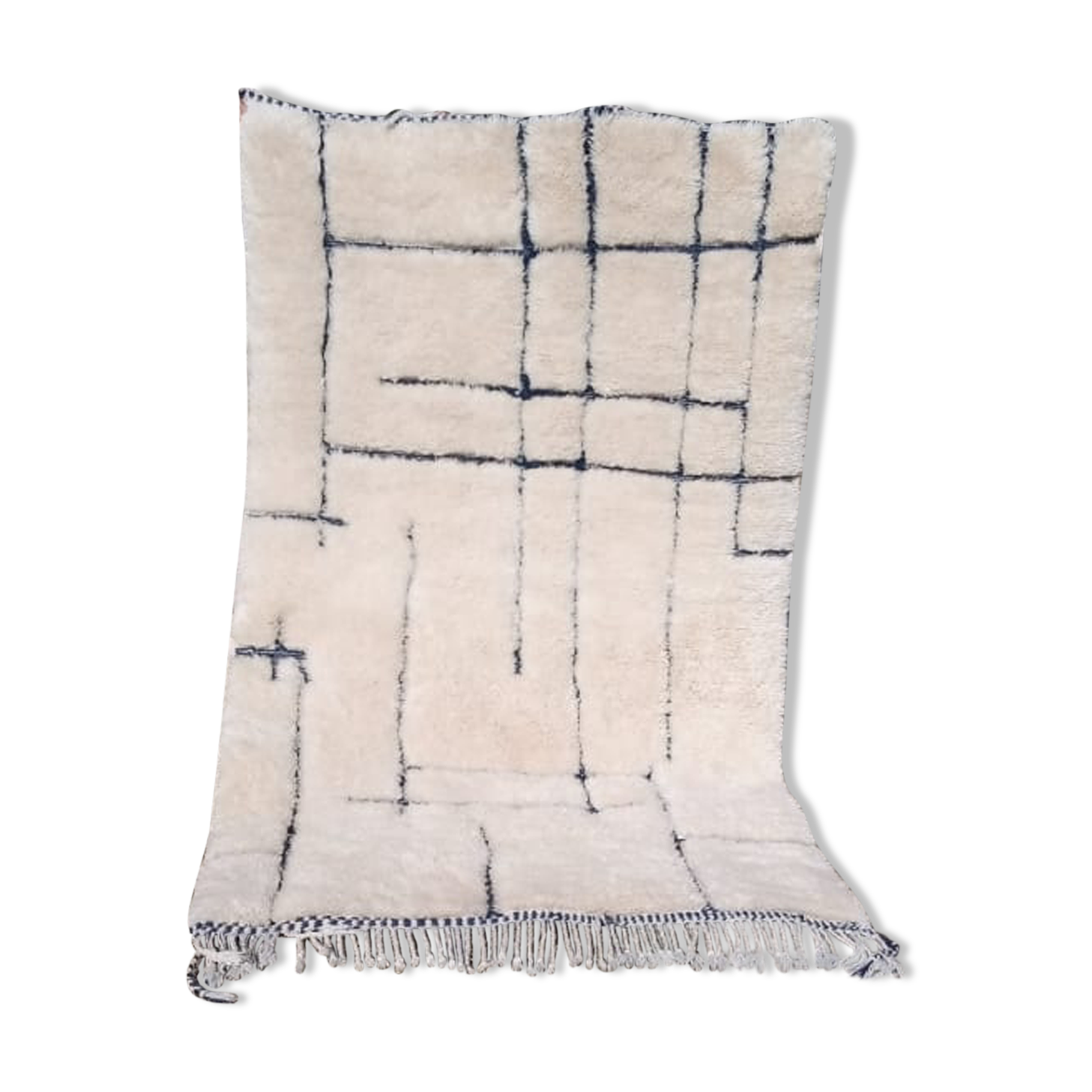 Moroccan berber carpet beni ouarain 121x182cm