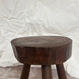 Brutalist tripod stool
