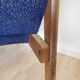 Vintage Royal Blue Armchair: Mid-Century Modern Lounge Chair