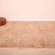 Large Vintage Moroccan Rug 203 x 376 cm, Peach Berber Wool Rug Handmade