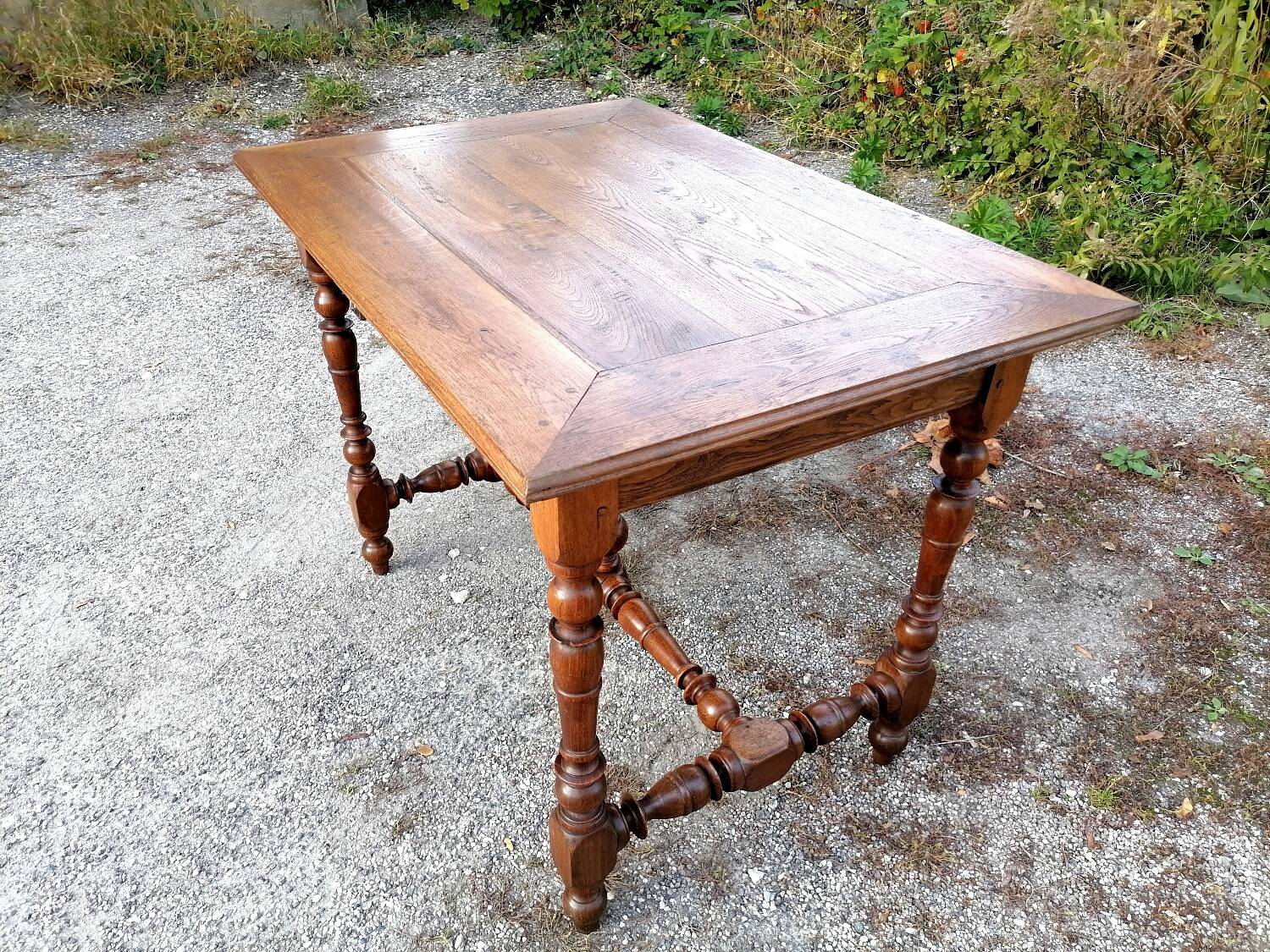 Small desk table in Louis XIII style.