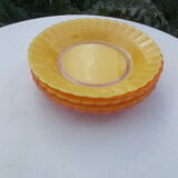 Set of 6 Duralex hollow plates