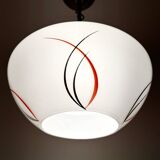 Opaline chandelier from the 60s