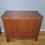 Bureau commode en acajou
