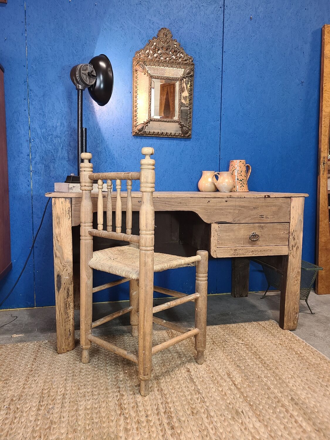 Vintage desk circa 1920, farm table