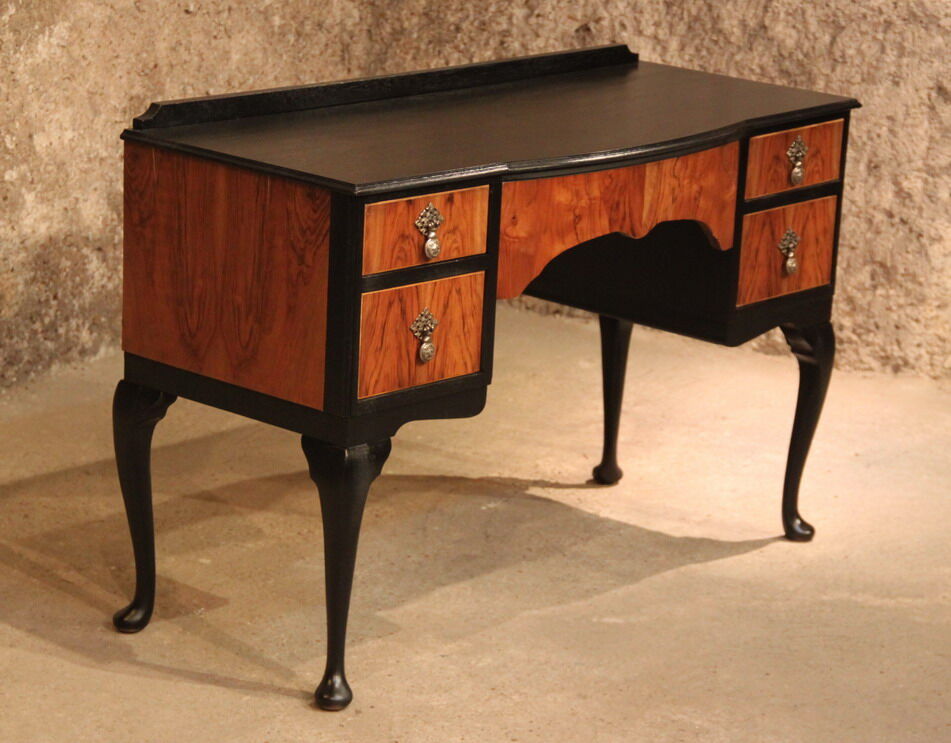 Bureau Anglais noir noyer
