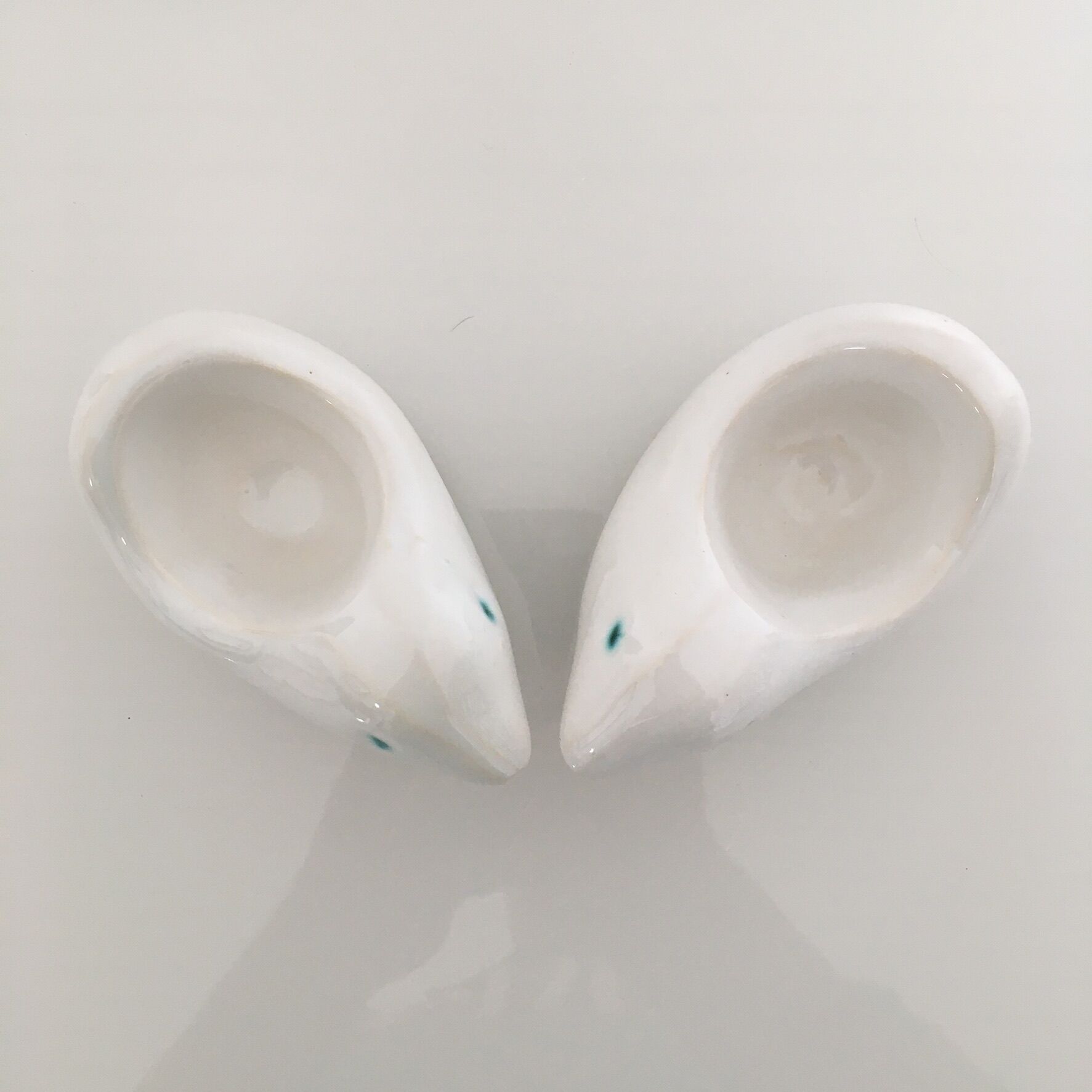 Pair of bird egg cups