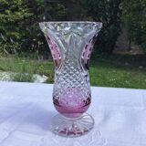Bohemian crystal vase