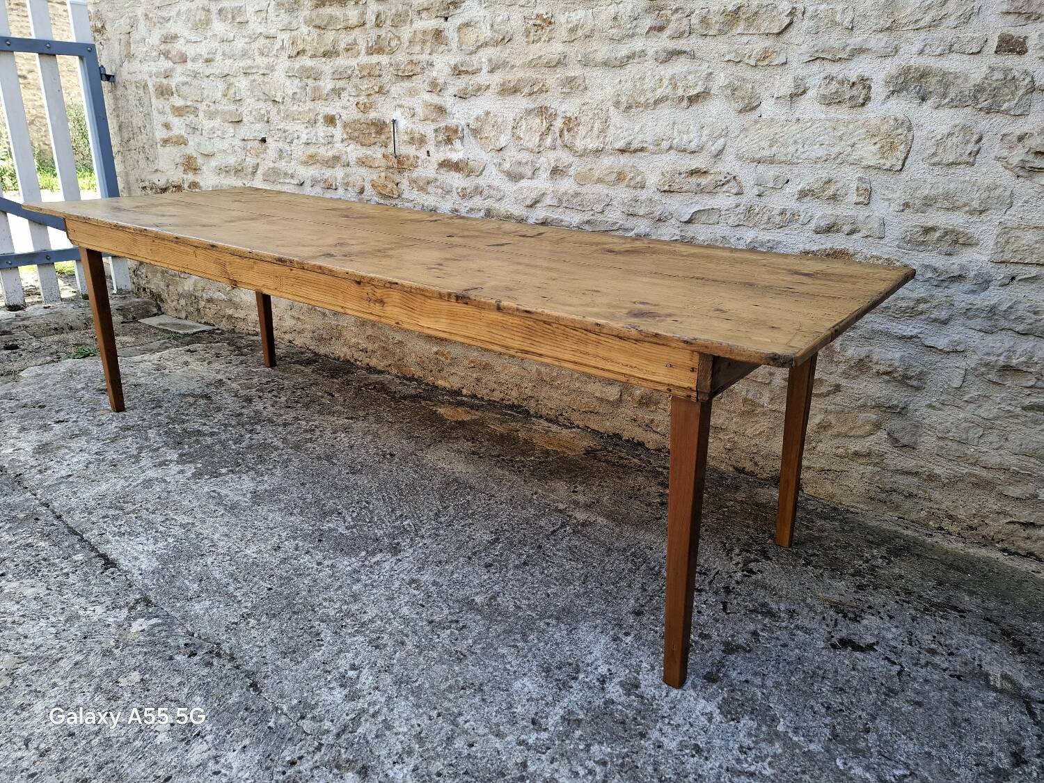 Fir farm table 251 x 85