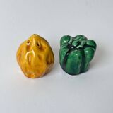 Salière et poivrière barbotine