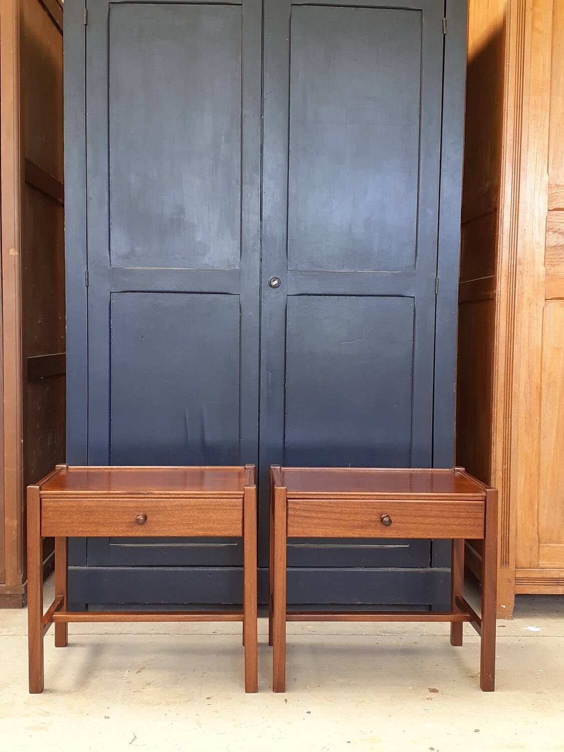 Pair of Scandinavian bedside tables