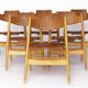 Set of 6 Egon Eiermann SE18 Folding Chairs – Wilde + Spieth, 1950s, Teak