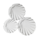 Set 3 vide-poches coquillage en verre