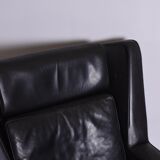 Scandinavian leather armchair, 1960s