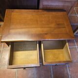 Louis XVI style commode in solid cherry wood.