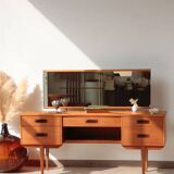 Coiffeuse vintage anglaise en teck – Limelight Furniture – Années 60