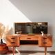 Vintage English Teak Dressing Table – Limelight Furniture – 1960s