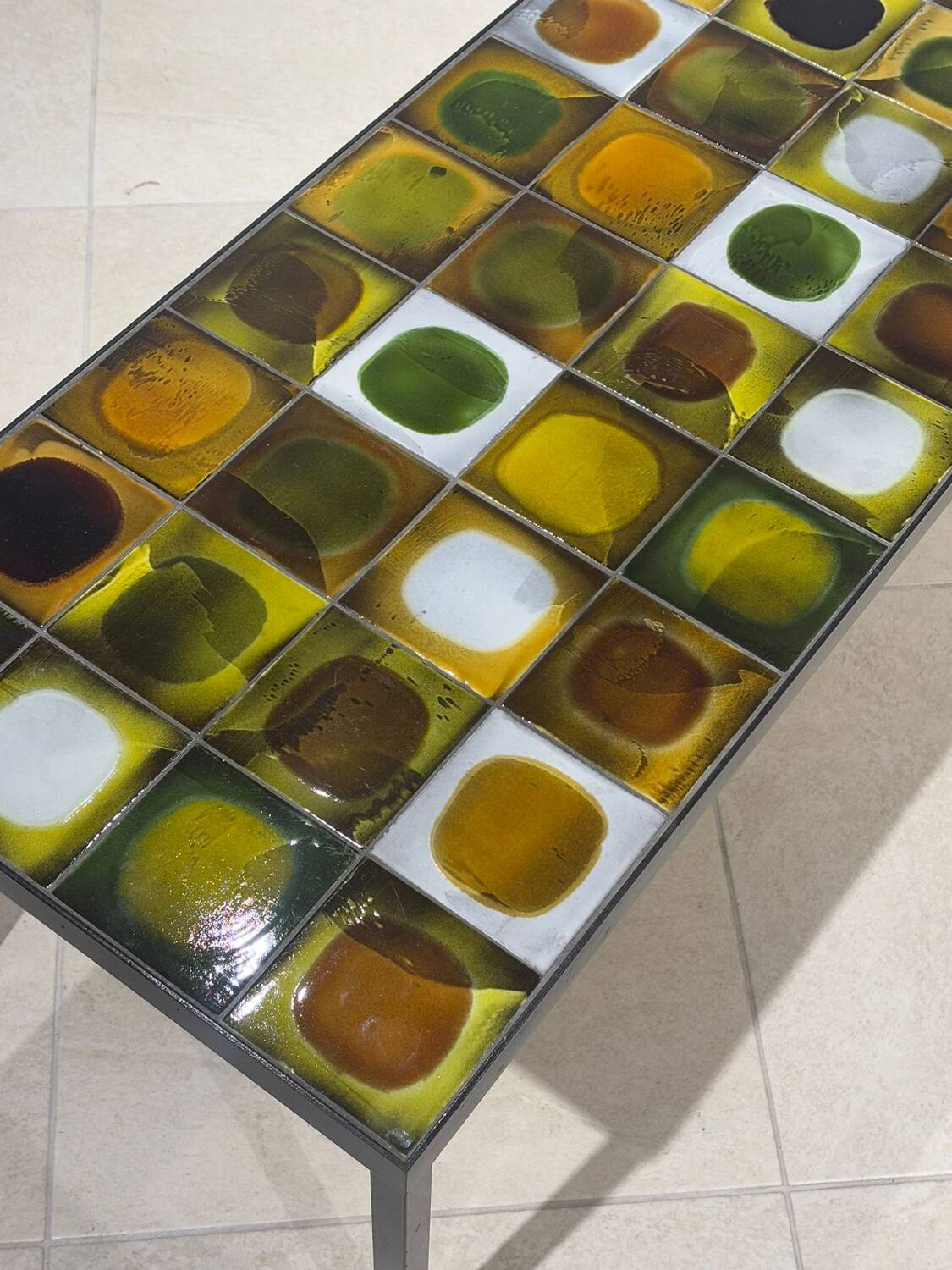 Ceramic coffee table by Roger Capron