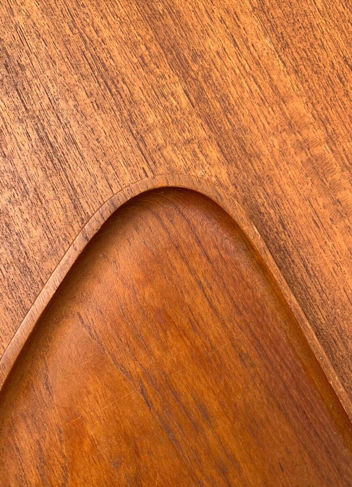 Swedish teak bowl from the mid-century by Upsala Slöjd, 1960s.