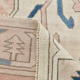 5x7 Peach & Blue Contemporary Vintage Rug, 154x226Cm SK22969