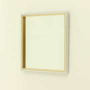 1970s Italian square wall mirror