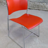 Set of 6 chairs "404″ by David Rowland, 1970