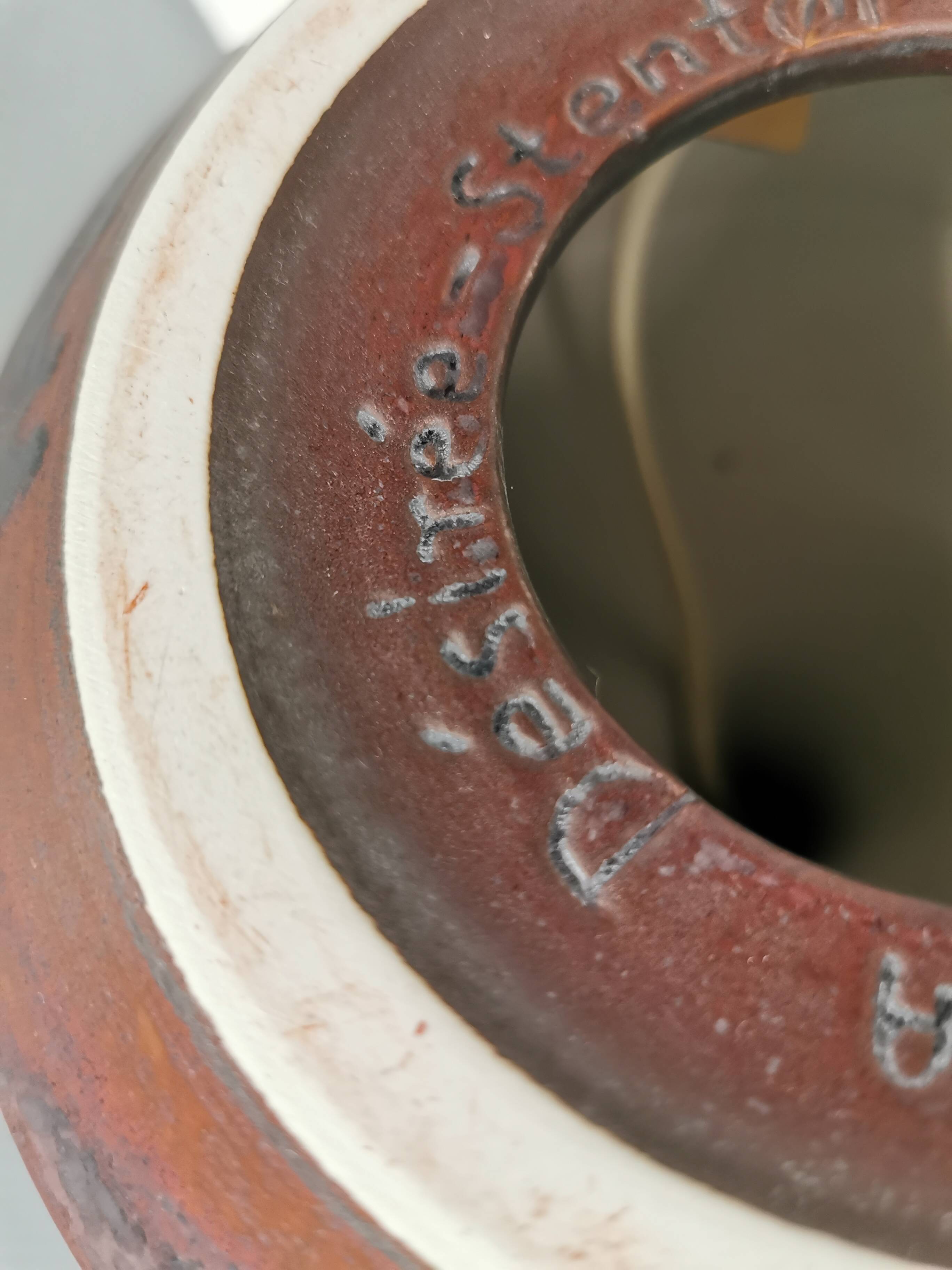 Table lamp in ceramic from Desiree Denmark 1980s.