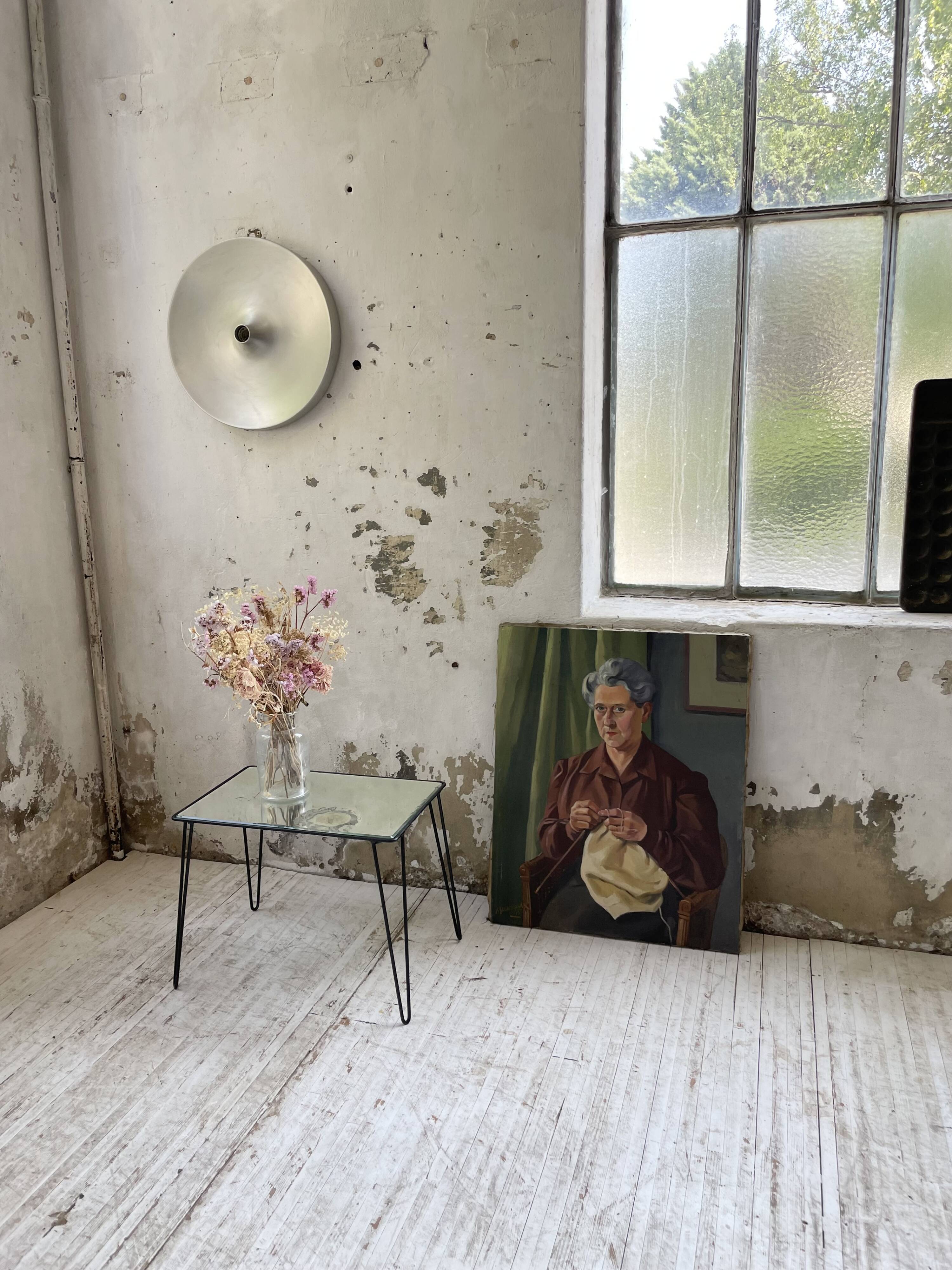 Mirrored coffee table from the 60s