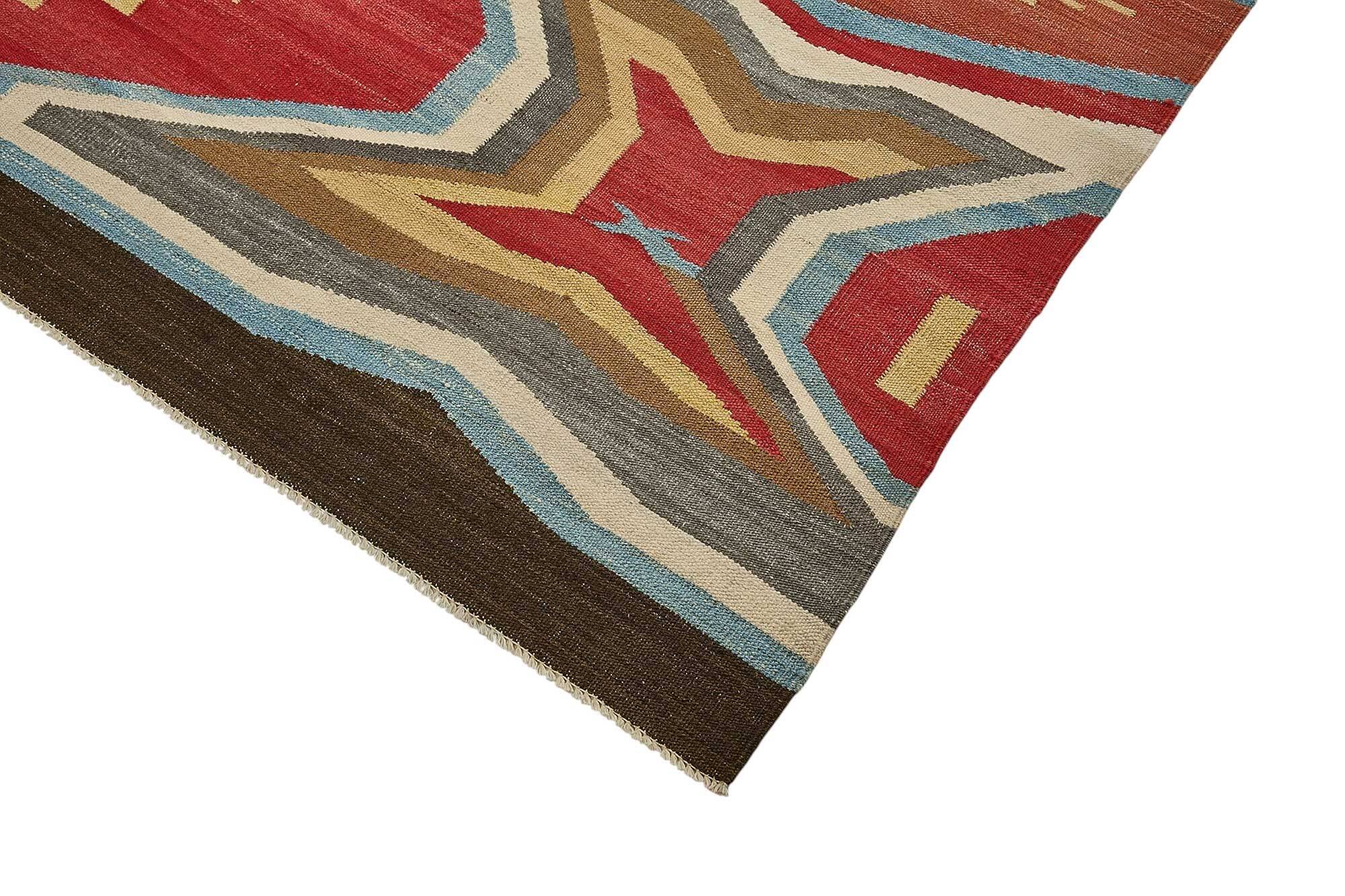 Contemporary Tribal Decorative Kilim 313 cm x 418 cm