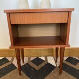 Bedside table compass legs