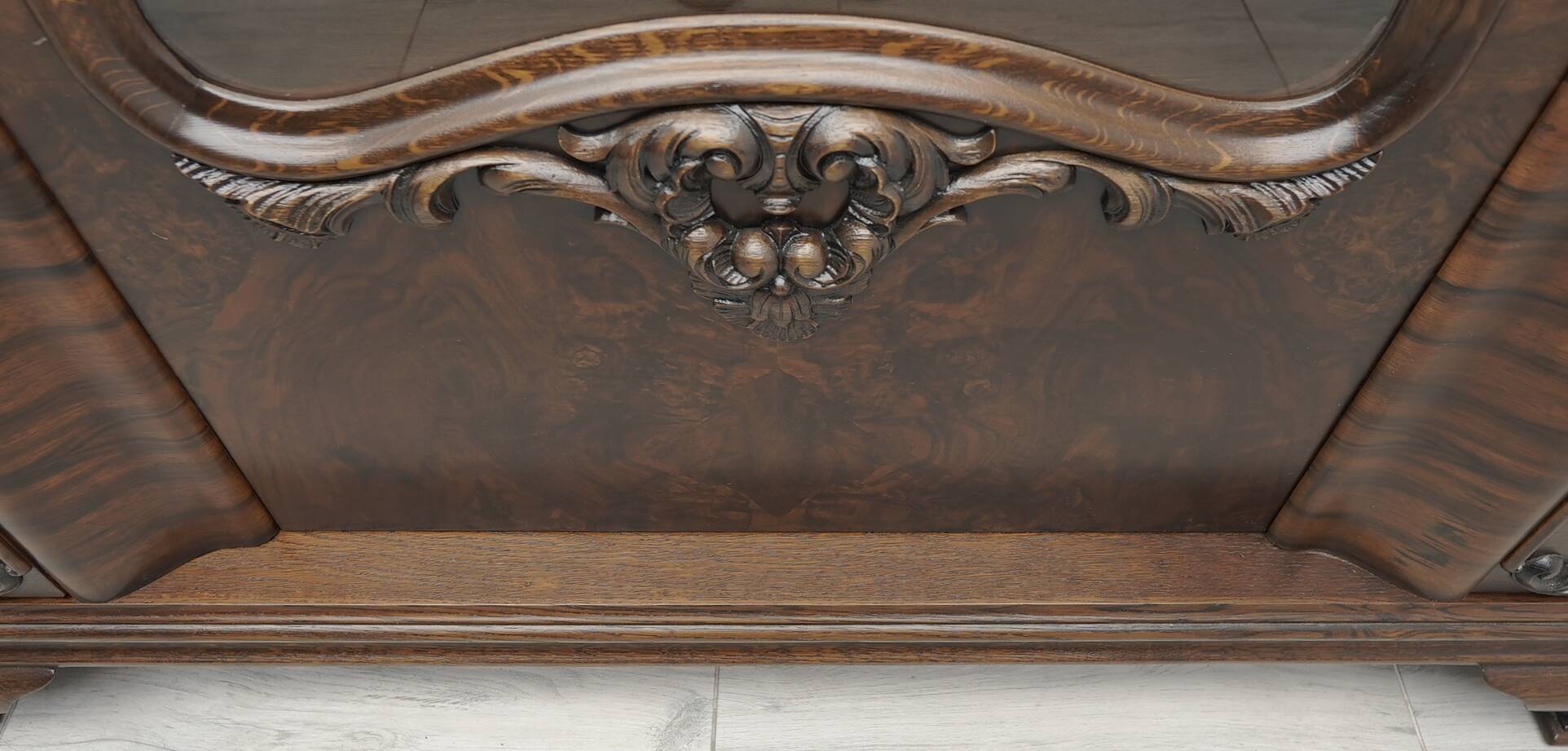 Old bookcase from the 1930s. After professional renovation.