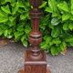 Carved oak stool