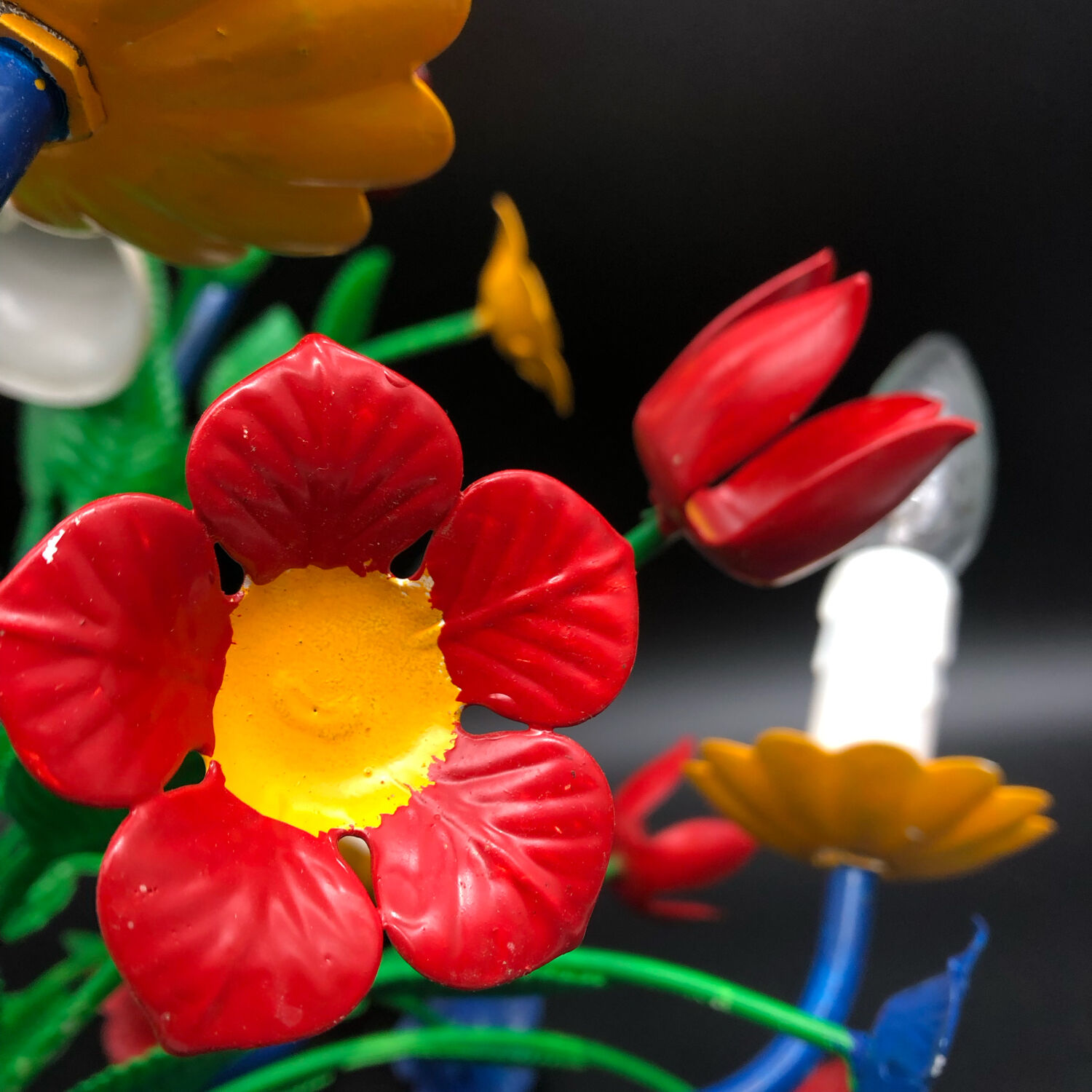 Vintage floral chandelier