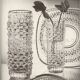 Ensemble de 2 vases en verre pressé de cire vintage / František Pečený / 1972