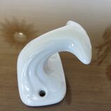 White porcelain patère art deco 30 40