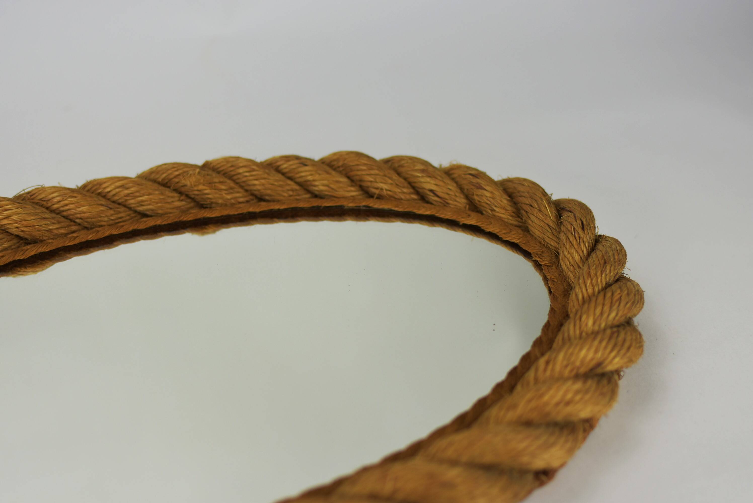 Audoux et Minet oval rope mirror