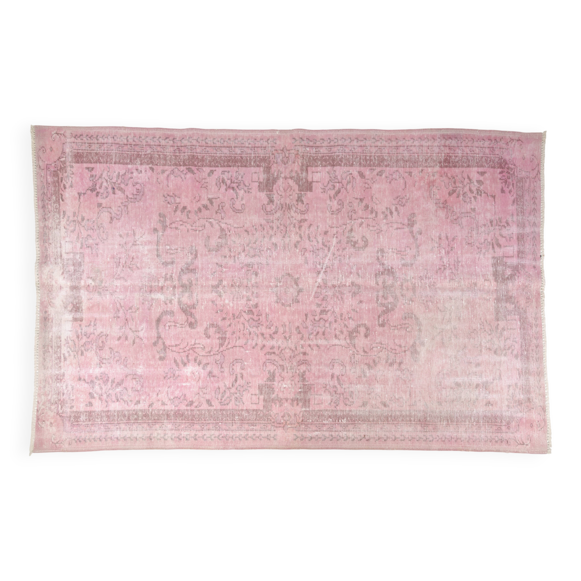 Vintage Turkish Pink Carpet SKU-V724