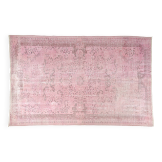 Tapis turc vintage rose