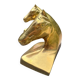Pair of brass bookends horse Art Deco