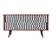 Mid-Century Op-Art Sideboard, 1960s.