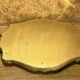 Old florentine tray painted wood, gilded, vintage 60,70